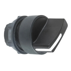 Harmony XB5 - tête bouton tournant à manette - Ø22 - 2 pos à rap. - noir - ZB5AD4 Schneider Electric