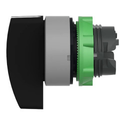 tête BT crosse 3 pos fix noir - ZB5AJ3C0 Schneider Electric