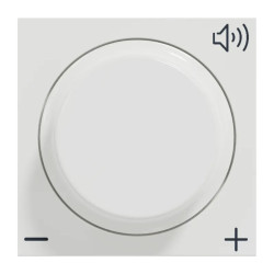 Unica - contrôle du volume - 12V - 2 mod - blanc - méca seul - NU360218 Schneider Electric