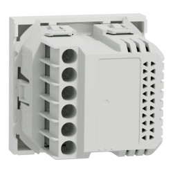 Unica - contrôle du volume - 12V - 2 mod - blanc - méca seul - NU360218 Schneider Electric