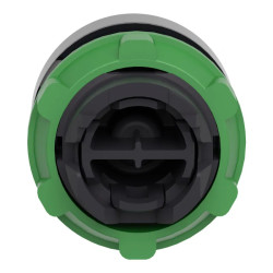 Harmony XB5 - tête bouton poussoir - Ø22 - col grise - dépass - blanc - ZB5AL1C0 Schneider Electric