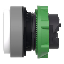 Harmony XB5 - tête bouton poussoir - Ø22 - col grise - dépass - blanc - ZB5AL1C0 Schneider Electric