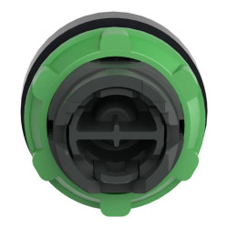 Harmony tête de bouton poussoir + capuchon IP66 - Ø22 - noire - ZB5AP2S Schneider Electric