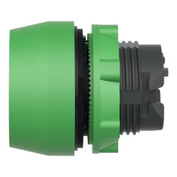 Harmony tête de bouton poussoir + capuchon IP66 - Ø22 - vert - ZB5AP3S Schneider Electric