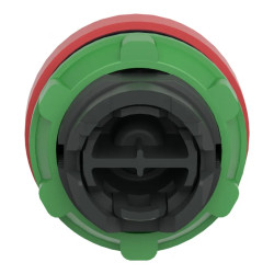 Harmony tête de bouton poussoir + capuchon IP66 - Ø22 - rouge - ZB5AP4S Schneider Electric