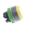 Harmony tête de bouton poussoir + capuchon IP69K - Ø22 - jaune - ZB5AP5 Schneider Electric
