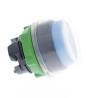 Harmony tête de bouton poussoir + capuchon IP69K - Ø22 - bleu - ZB5AP6 Schneider Electric