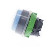 Harmony tête de bouton poussoir + capuchon IP69K - Ø22 - bleu - ZB5AP6 Schneider Electric