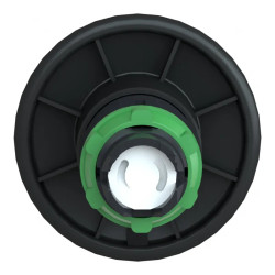 Harmony tête de bouton poussoir Ø 60 mm - Ø22 - noir - ZB5AR2 Schneider Electric