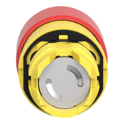 Harmony XB5 - tête bouton arrêt urgence - Ø30 - pousser tirer - rouge - ZB5AT844 Schneider Electric