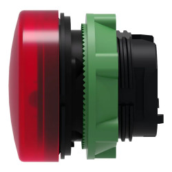 Harmony XB5 - tête voyant lumineux DEL - Ø22 - lisse - rouge - ZB5AV043 Schneider Electric