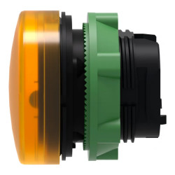 Harmony XB5 - tête voyant lumineux BA9s - Ø22 - lisse - orange - ZB5AV05 Schneider Electric