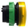 Harmony XB5 - tête voyant lumineux DEL - Ø22 - strié - jaune - ZB5AV083S Schneider Electric