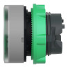Harmony XB5 - tête bouton poussoir lumineux - Ø22 - col grise - vert - ZB5AW333C0 Schneider Electric