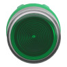 tête BP lumineux Ø22 vert - ZB5AW333SC0 Schneider Electric
