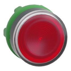 Harmony XB5 - tête bouton poussoir lumineux DEL - Ø22 - strié - rouge - ZB5AW343S Schneider Electric