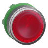 Harmony XB5 - tête bouton poussoir lumineux DEL - Ø22 - strié - rouge - ZB5AW343S Schneider Electric