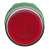 Harmony XB5 - tête bouton poussoir lumineux DEL - Ø22 - strié - rouge - ZB5AW343S Schneider Electric
