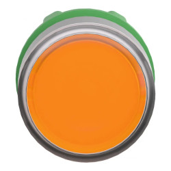 tête BP lumineux Ø22 orange - ZB5AW353C0 Schneider Electric