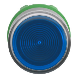 tête BP lumineux Ø22 bleu - ZB5AW363SC0 Schneider Electric