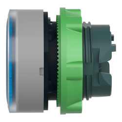 tête BP lumineux Ø22 bleu - ZB5AW363SC0 Schneider Electric