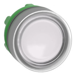 tête BP lum Ø22 blanc capuchon - ZB5AW513C0 Schneider Electric