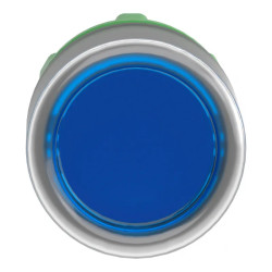 tête BP lum Ø22 bleu capuchon - ZB5AW563C0 Schneider Electric