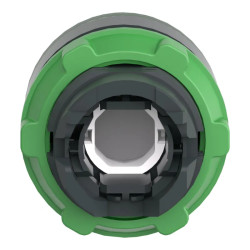 Harmony XB5 - tête bouton poussoir lumineux DEL - Ø22 - anneau - vert - ZB5AW933 Schneider Electric