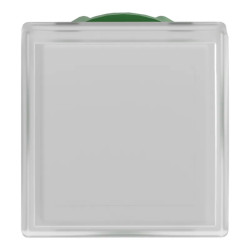 Harmony tête pour voyant - Ø22 - carré - cabochon lisse blanc - ZB5CV013 Schneider Electric