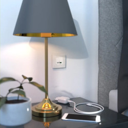 Charg USB A+C 45W 2mod blc - NU501318 Schneider Electric