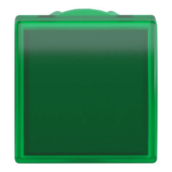 Harmony tête pour voyant - Ø22 - carré - cabochon lisse vert - ZB5CV033 Schneider Electric