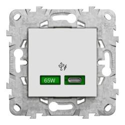 Chargeur USB C 65W Blanc - NU501418 Schneider Electric