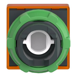 Harmony tête pour voyant - Ø22 - carré - cabochon lisse jaune - ZB5CV053 Schneider Electric