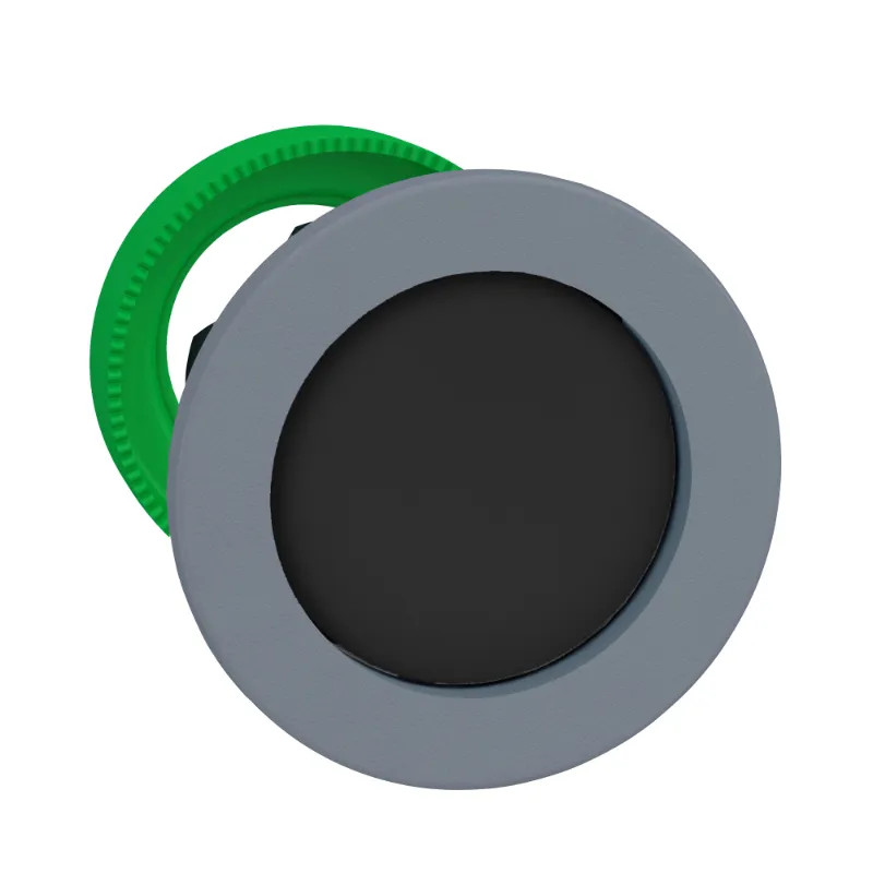 tête BP flush Ø22 encast noir - ZB5FA26C0 Schneider Electric