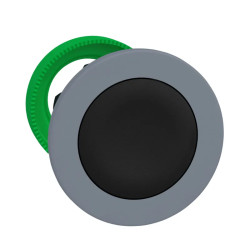 tête BP flush Ø22 noir - ZB5FA2C0 Schneider Electric