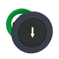 Harmony XB5 - tête bouton poussoir à impulsion - flush - marqué - noir - ZB5FA335 Schneider Electric