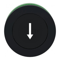 Harmony XB5 - tête bouton poussoir à impulsion - flush - marqué - noir - ZB5FA335 Schneider Electric