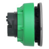 tête BP flush Ø22 étiq vert - ZB5FA38C0 Schneider Electric