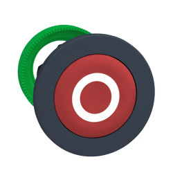 tête BP flush marqué rouge - ZB5FA432 Schneider Electric