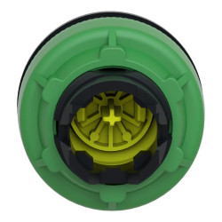 Harmony XB5 - tête bouton poussoir à impulsion - flush - jaune - ZB5FA5 Schneider Electric