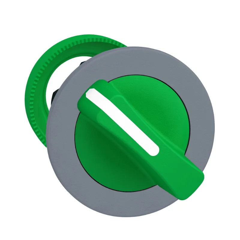 tête BT flush 2 pos fixes vert - ZB5FD203C0 Schneider Electric