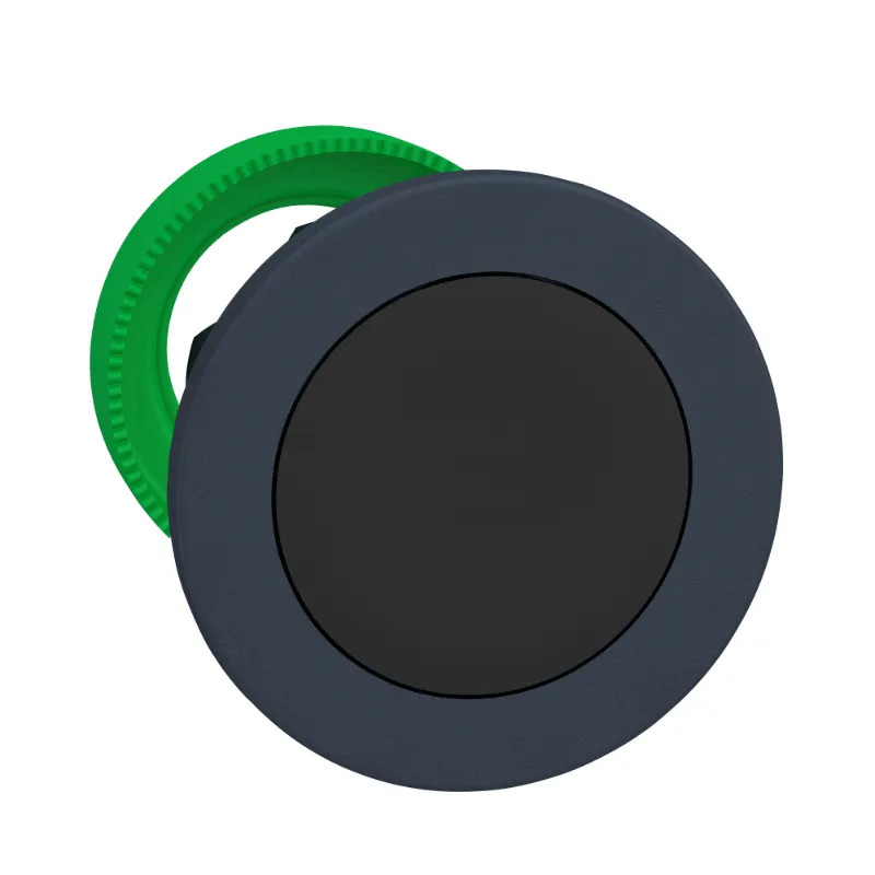 Harmony XB5 - tête bouton pousser-pousser - flush - noir - ZB5FH02 Schneider Electric