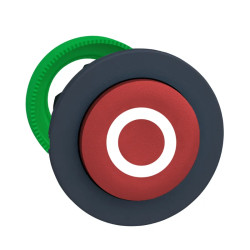 tête BP flush dép marqué rouge - ZB5FL432 Schneider Electric