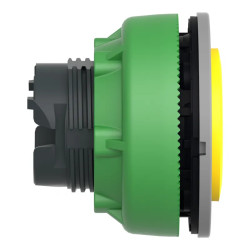tête BP flush dépass jaune - ZB5FL5C0 Schneider Electric