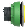 tête BP flush dépass jaune - ZB5FL5C0 Schneider Electric