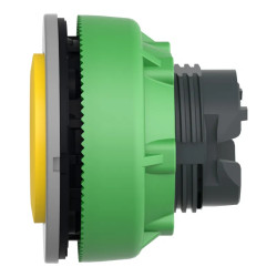 tête BP flush dépass jaune - ZB5FL5C0 Schneider Electric