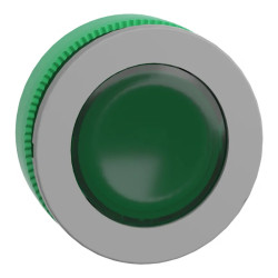 Harmony XB5 - tête voyant DEL - Ø22 - col flush grise - vert - ZB5FV033C0 Schneider Electric