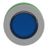 Harmony XB5 - tête voyant DEL - Ø22 - col flush grise - bleu - ZB5FV063C0 Schneider Electric