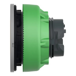 Harmony XB5 - tête voyant DEL - Ø22 - col flush grise - jaune - ZB5FV083C0 Schneider Electric