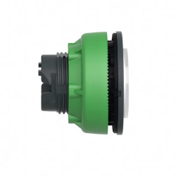 Harmony XB5 - tête bouton poussoir lum DEL - flush - dépassant - blanc - ZB5FW113 Schneider Electric